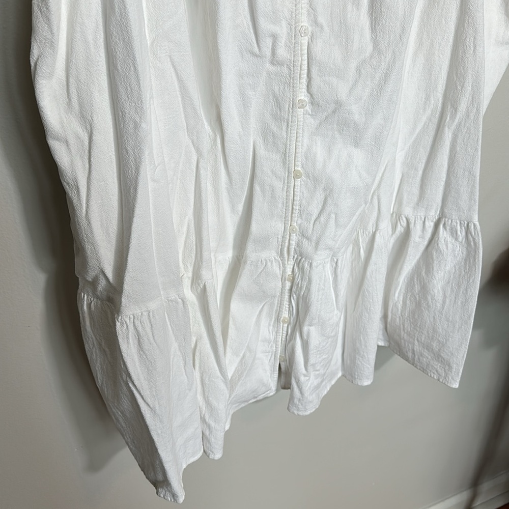 Universal Thread White Ruffle Dress - Picture 4 of 8
